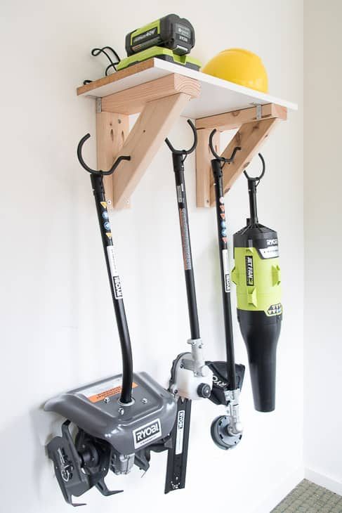 straightforward Garden Tool Storage Rack, The Handyman's Daughter