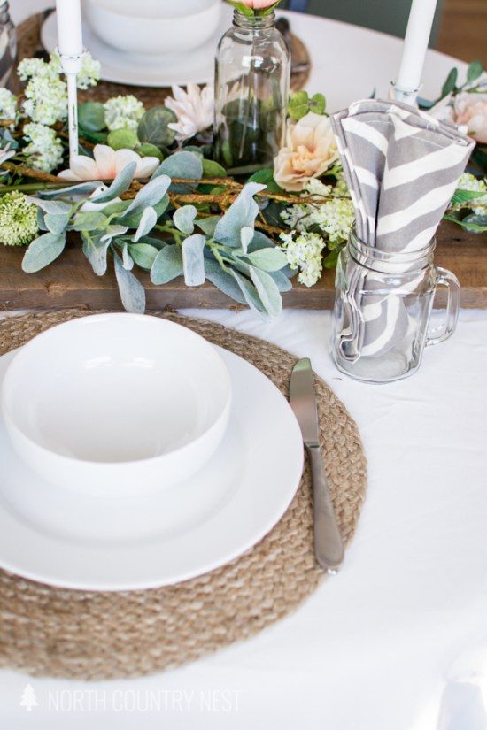 Easter Spring Tablesacpe, North Country Nest