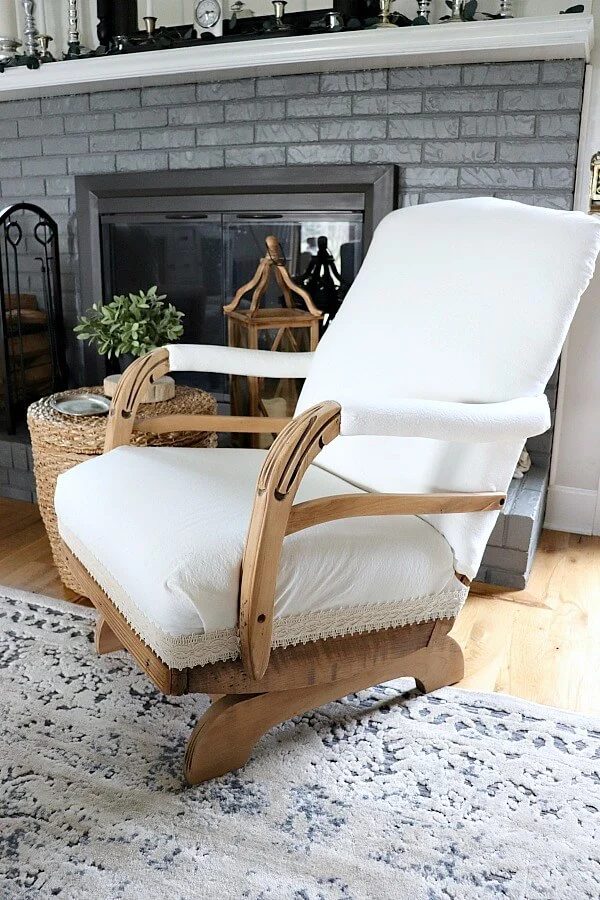 Vintage Rocking Chair Makeover, Noting Grace