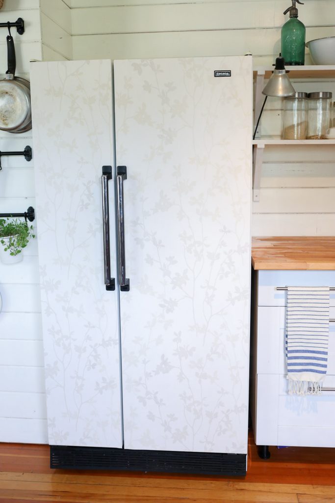 handmade wallpapered fridge, This Mama's Dance