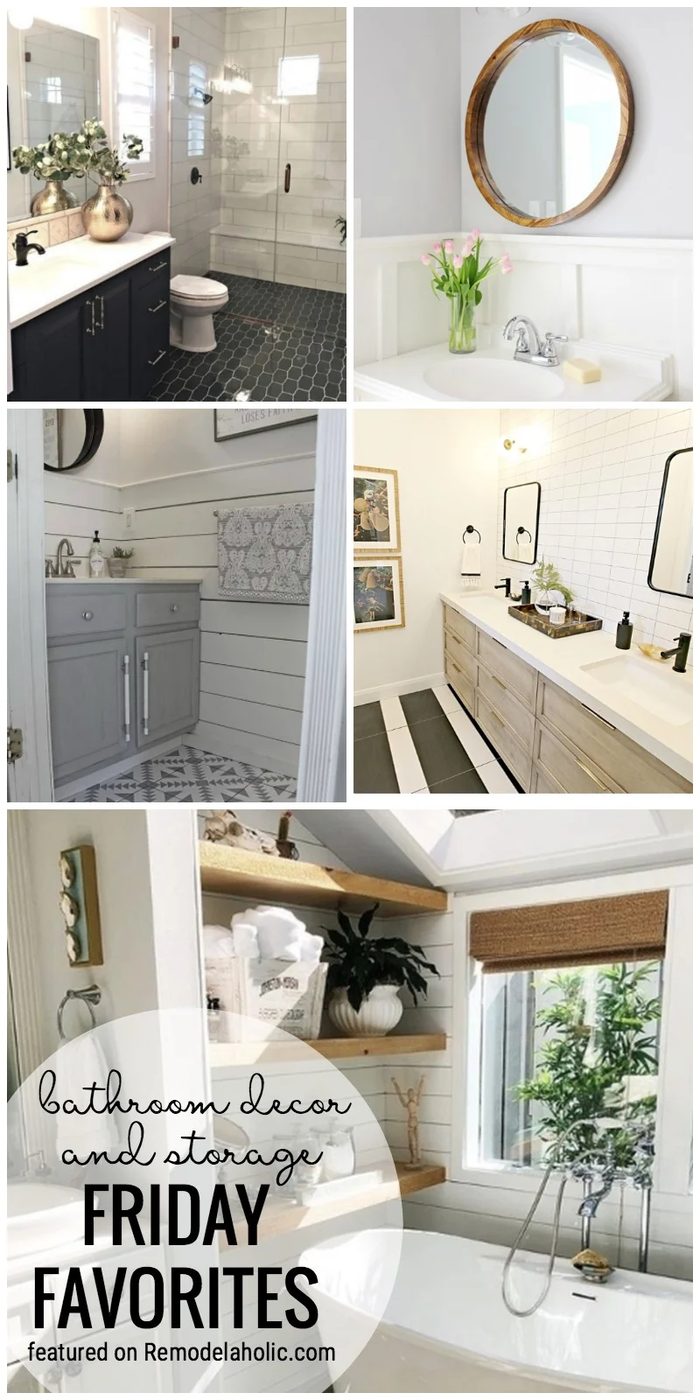 Time To Spruce Up Your Bathroom Decor Or Bathroom Storage And Organization We Have Plenty Of options To Help You Get Your Bathroom In Order Featured On Friday Favorites At Bekob.c