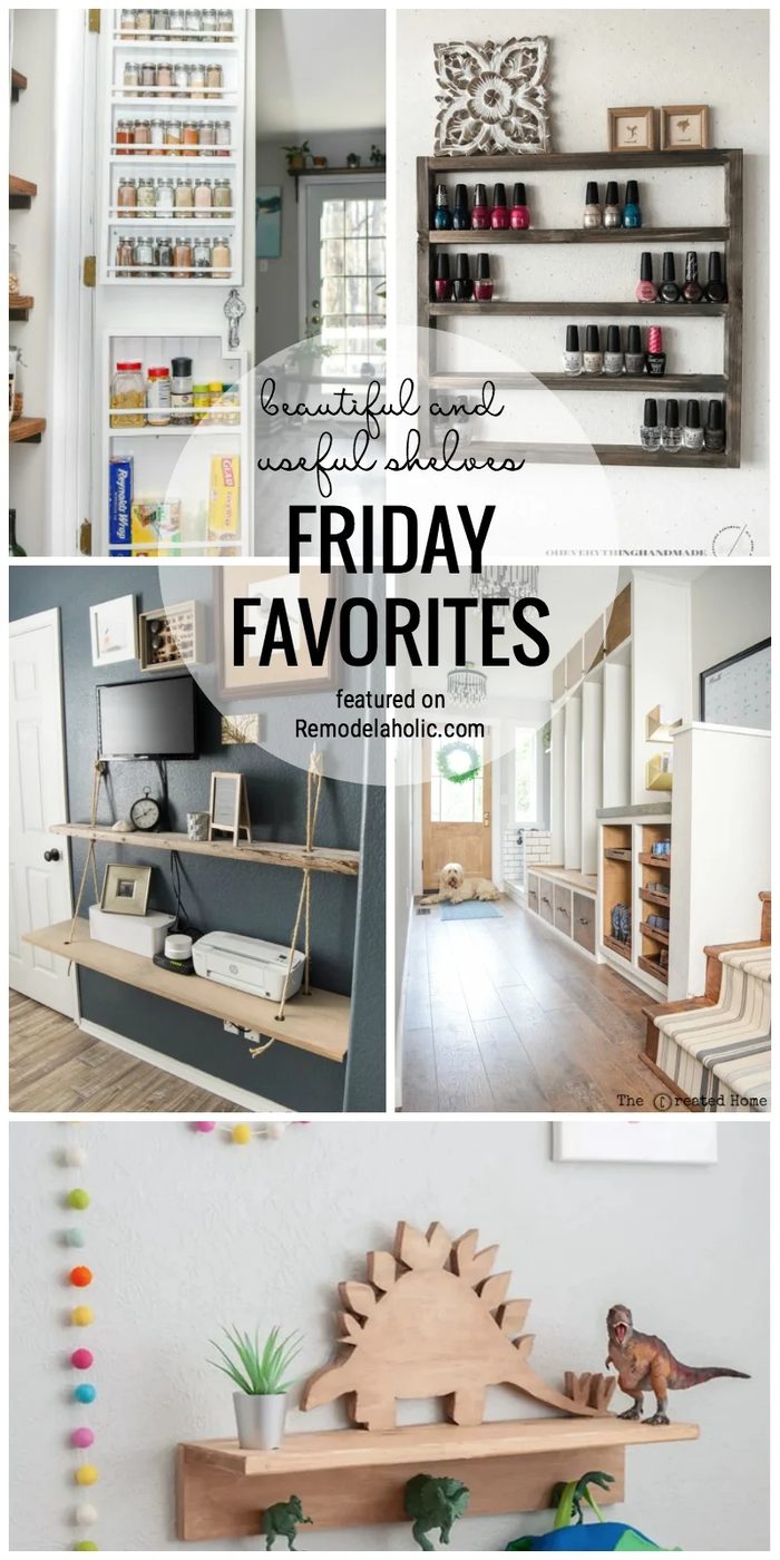 Shelves Are So Great For Storage And Decorative Purposes. Read And See All These striking And Useful Shelves Featured On Friday Favorites At Bekob.com