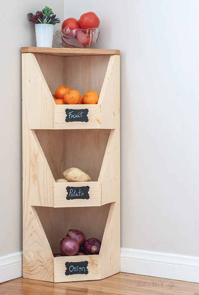 Handmade Corner Vegetable Bin Anikas Handmade Life 700 3