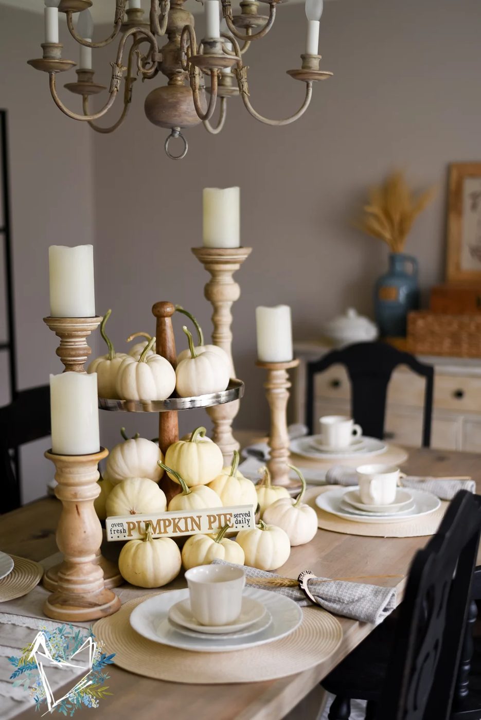 striking Neutral Thanksgiving Tablescape The Weathered Fox