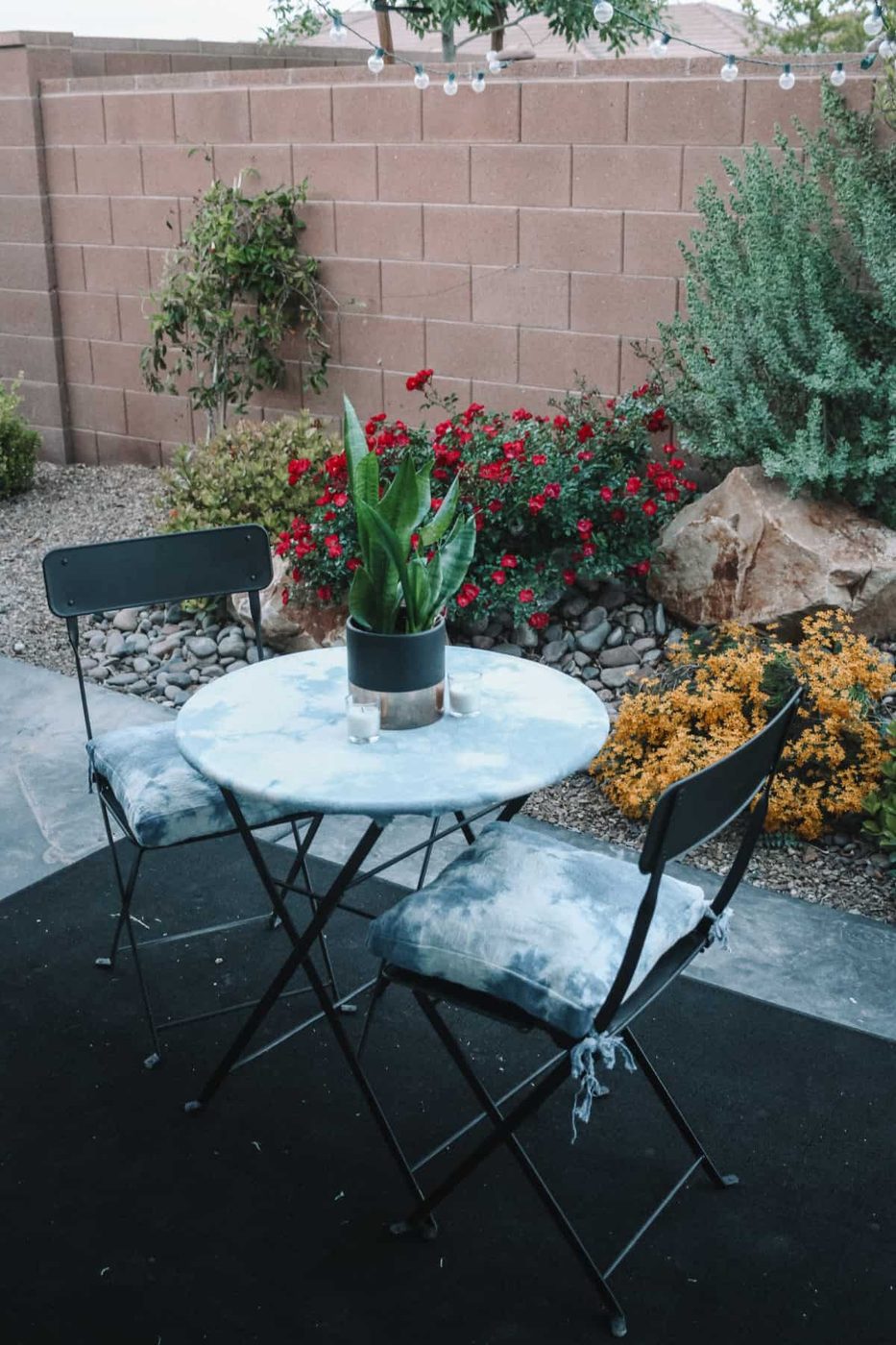 Bistro Set Makeover Complete 9