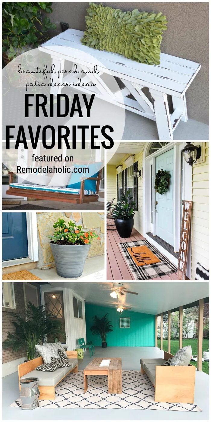 Dress Up Your Porch For An Inviting And Welcoming Entry. striking Porch And Patio Decor options Featured In Friday Favorites On Bekob.com