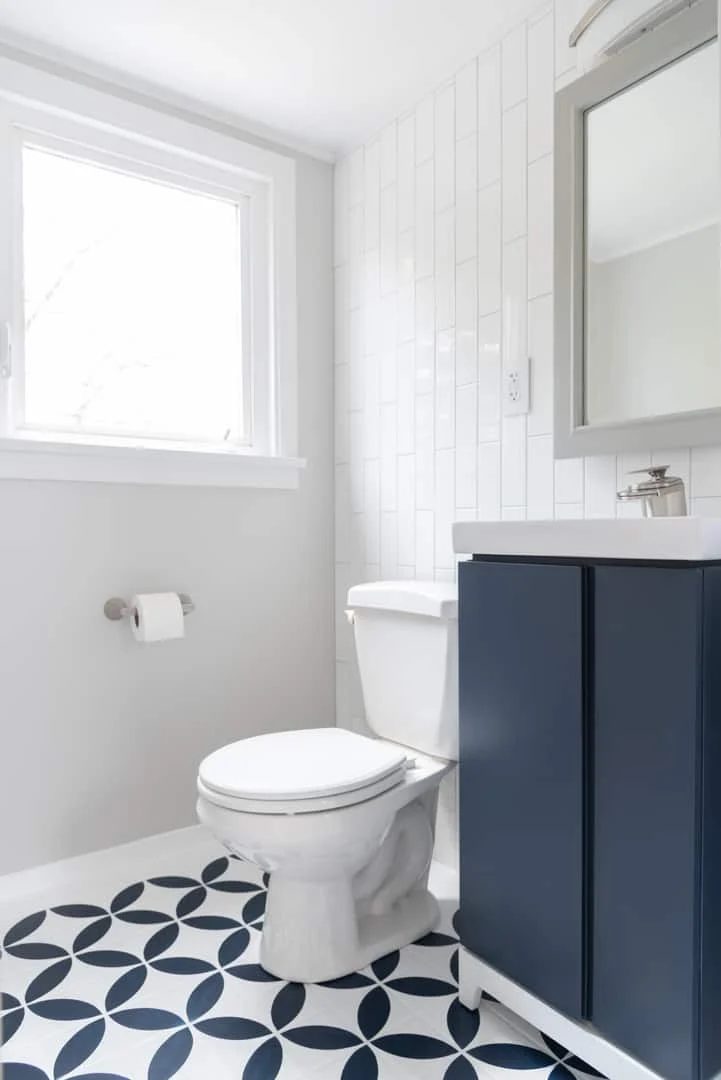 Half Bath Remodel Reveal Final 2