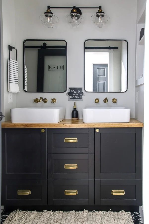 Living Letter Home Guest Bathroom Reveal