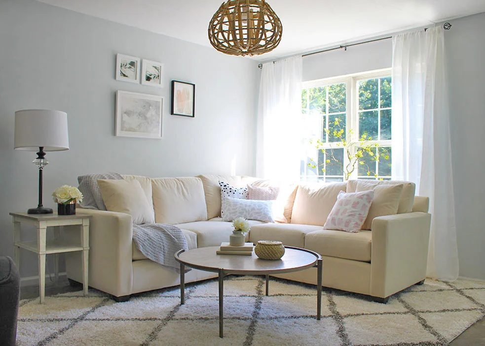 Light And Bright Living Room Makeover Bassett Furniture