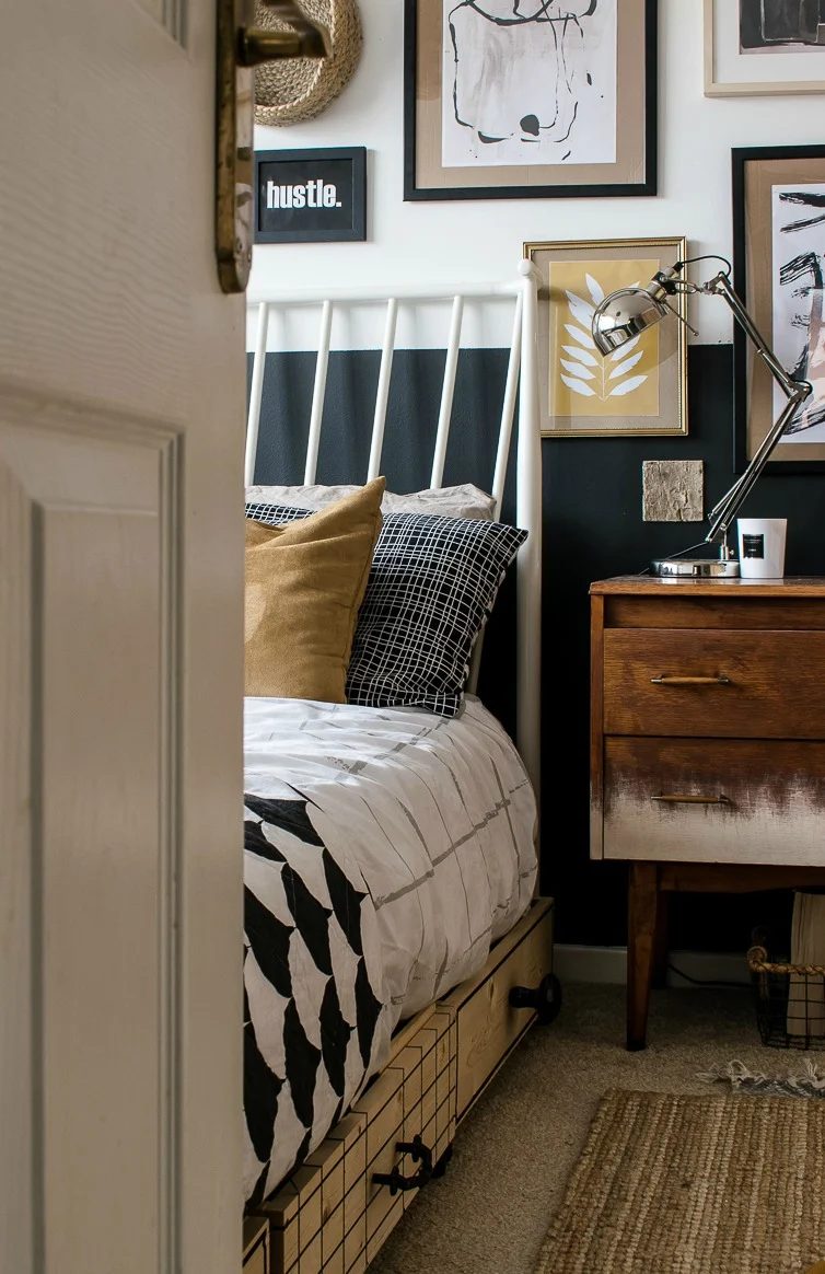 Rented Small Bedroom Makeover Www.grillo Designs.com 1 45
