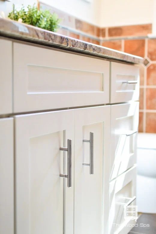 The Wood Spa Painting Bathroom Cabinets 1 20