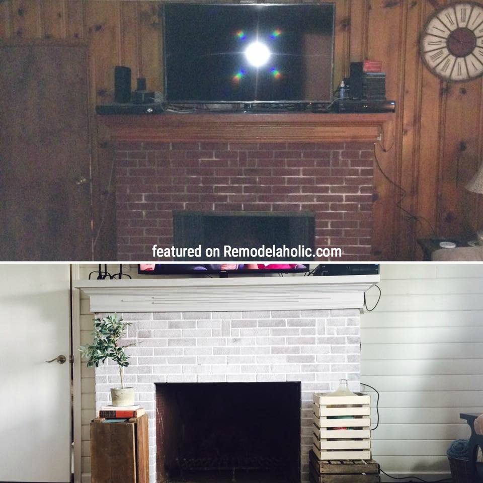 Lightened Up Fireplace And Shiplap Featured On Bekob.com
