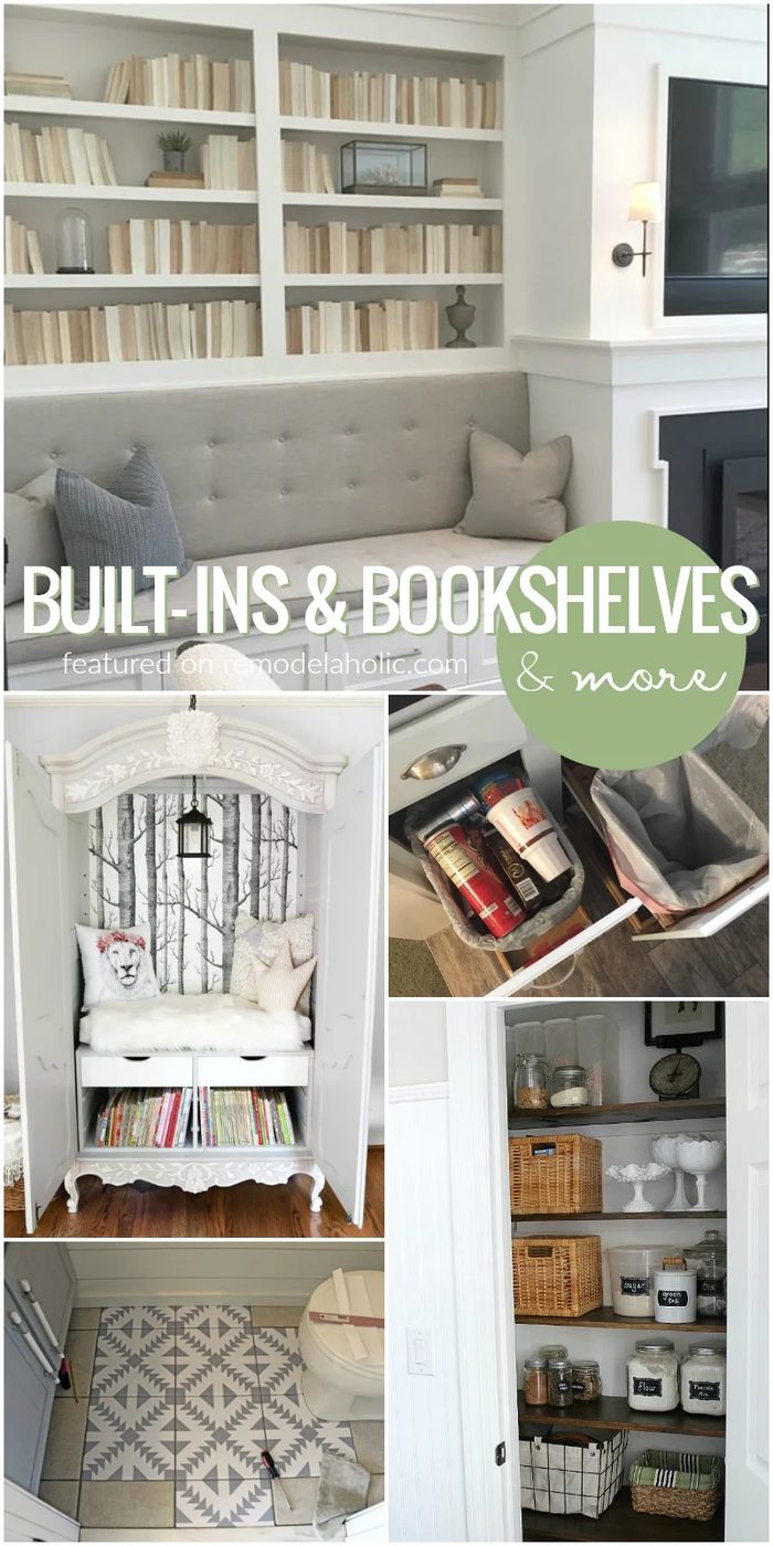 Friday Favorites, Built Ins And Bookshelves And More @Bekob