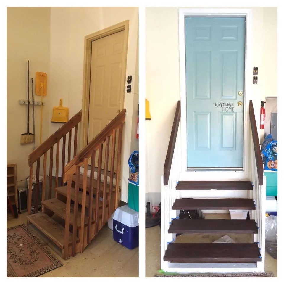 garage entry makeover by Kara