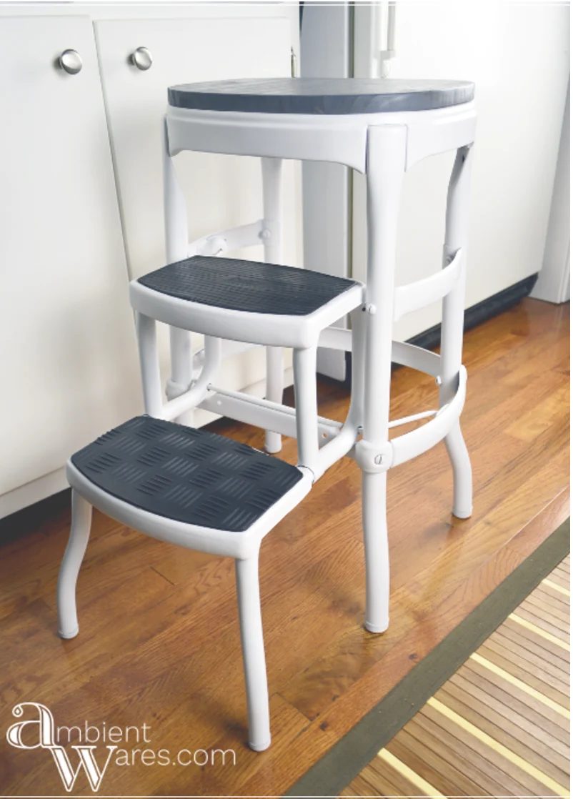 Vintage Costco Stool Makeover Ambient Wares