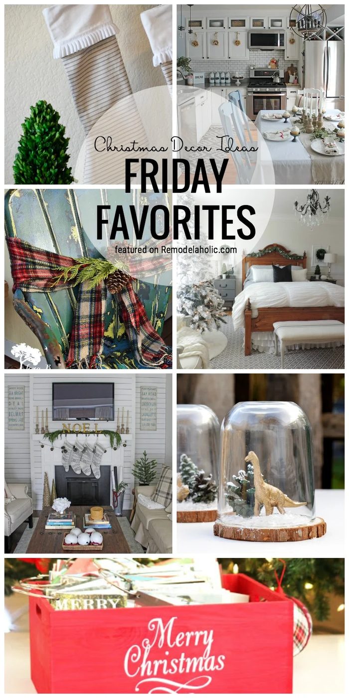 It's almost Christmas! Get inspired with all of these memorable Christmas Decor options featured in our Friday Favorites at Bekob.com