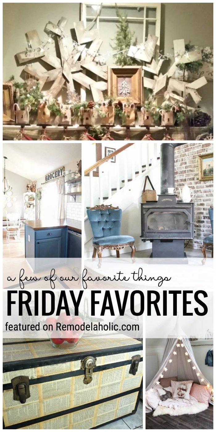 Concrete Hearths, Exposed Beams, Pallet Snowflakes and more featured on Bekob.com for our Friday Favorites
