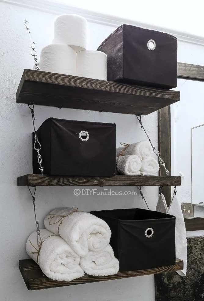 handmade cable suspension shelves, Handmade Fun options