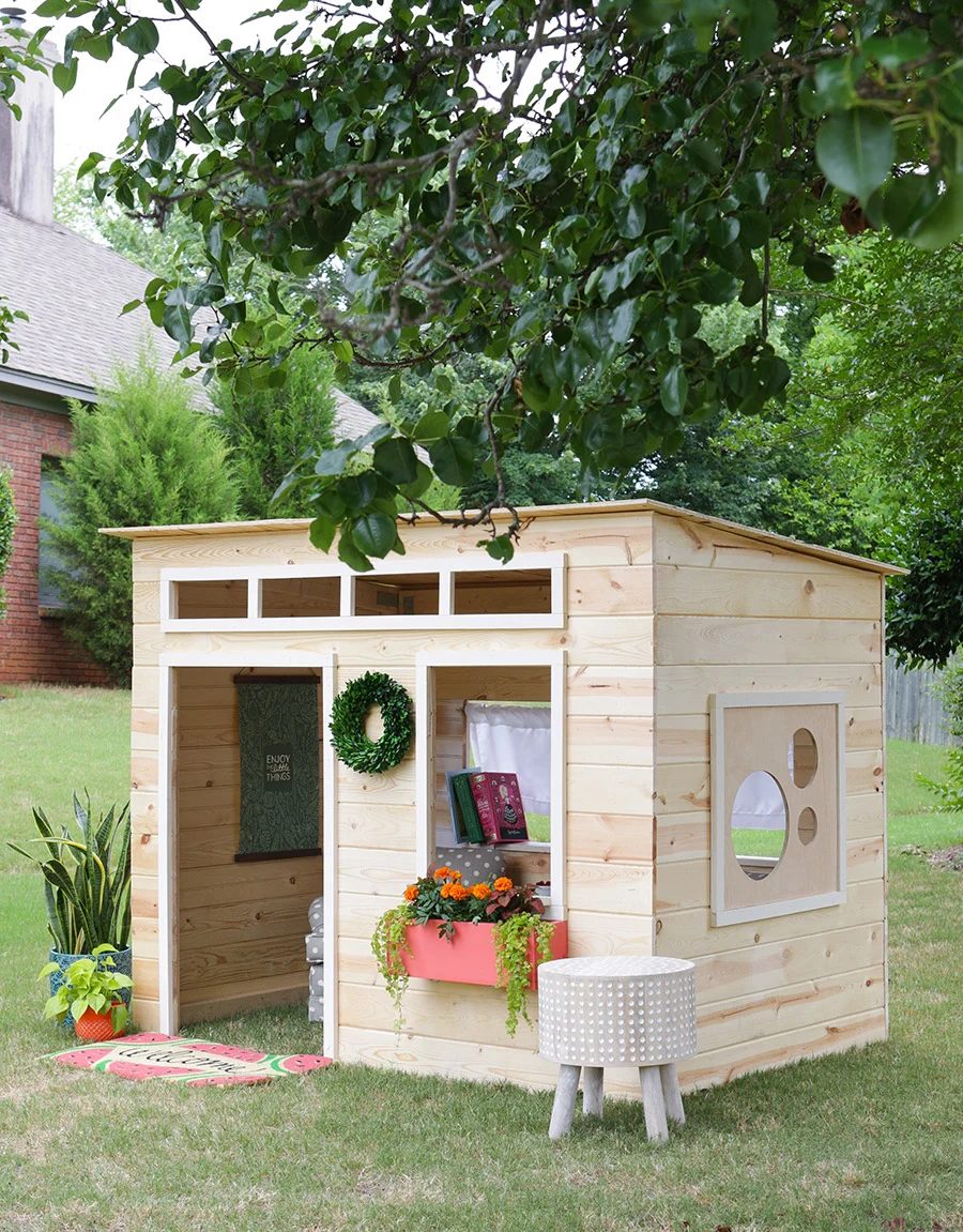indoor outdoor playhouse by Jen Woodhouse