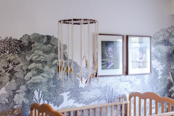 Modern Bohemian Dream Catcher Nursery Mobile Handmade walkthrough Bekob