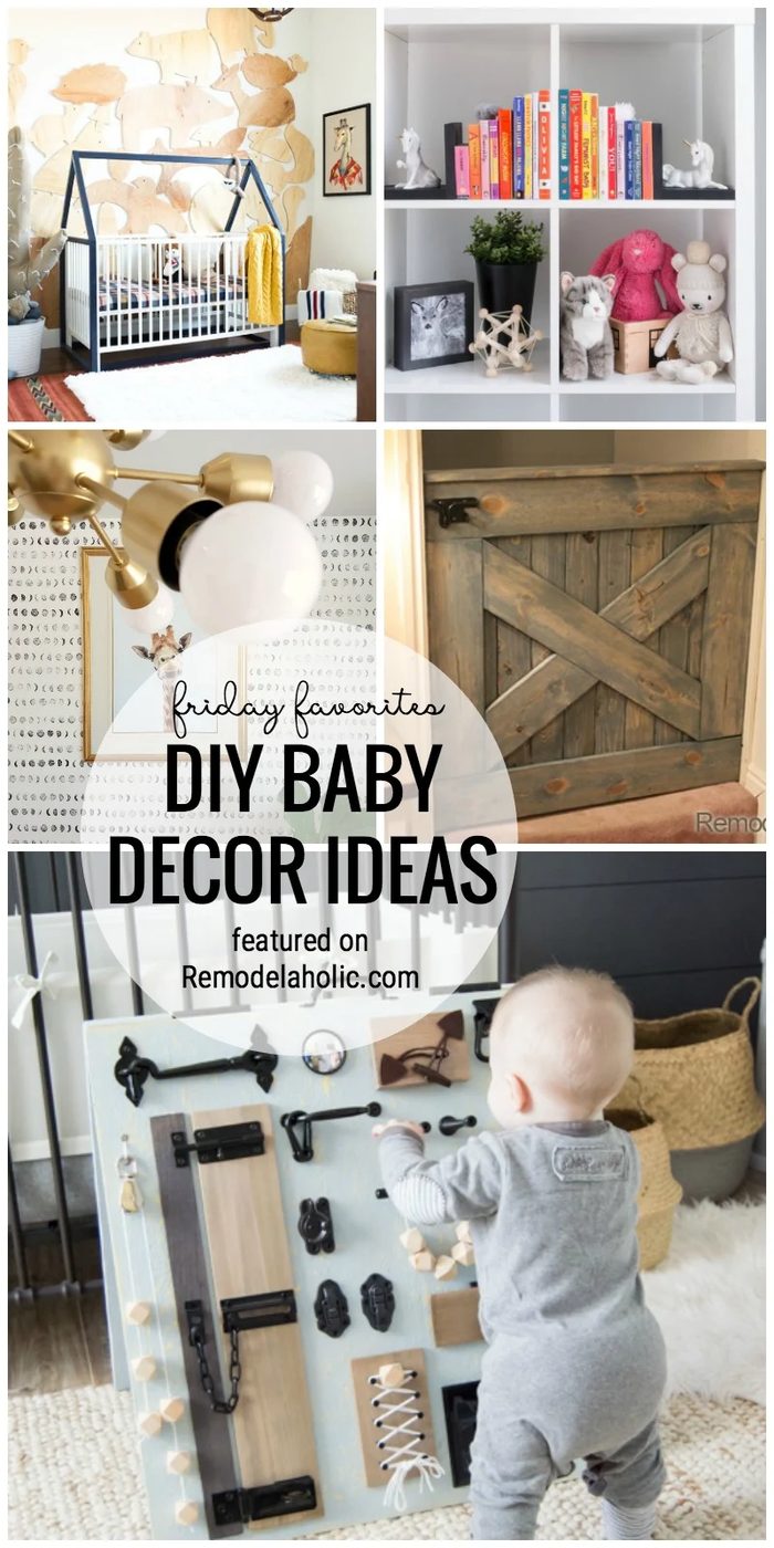 We Love Handmade Baby Decor options! Decorate Your Nursery Or Baby Shower With All Of These Fun Baby Themed options Featured On Bekob.com For Friday Favorites