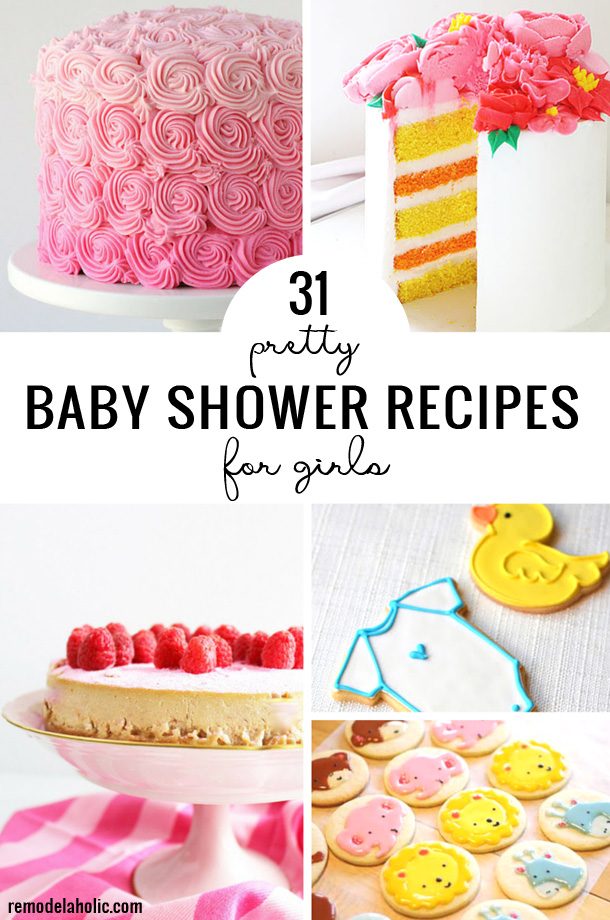 31 Pretty Baby Shower Recipes For Girls Bekob