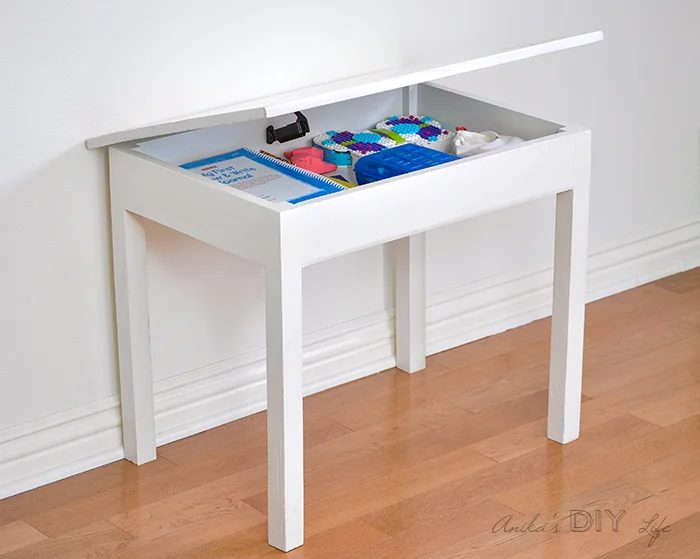 Handmade Kids Table With Storage Orig 2700