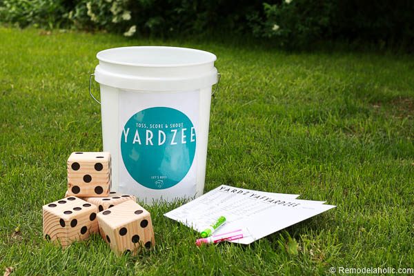 Yardzee Game Free Printable 8214