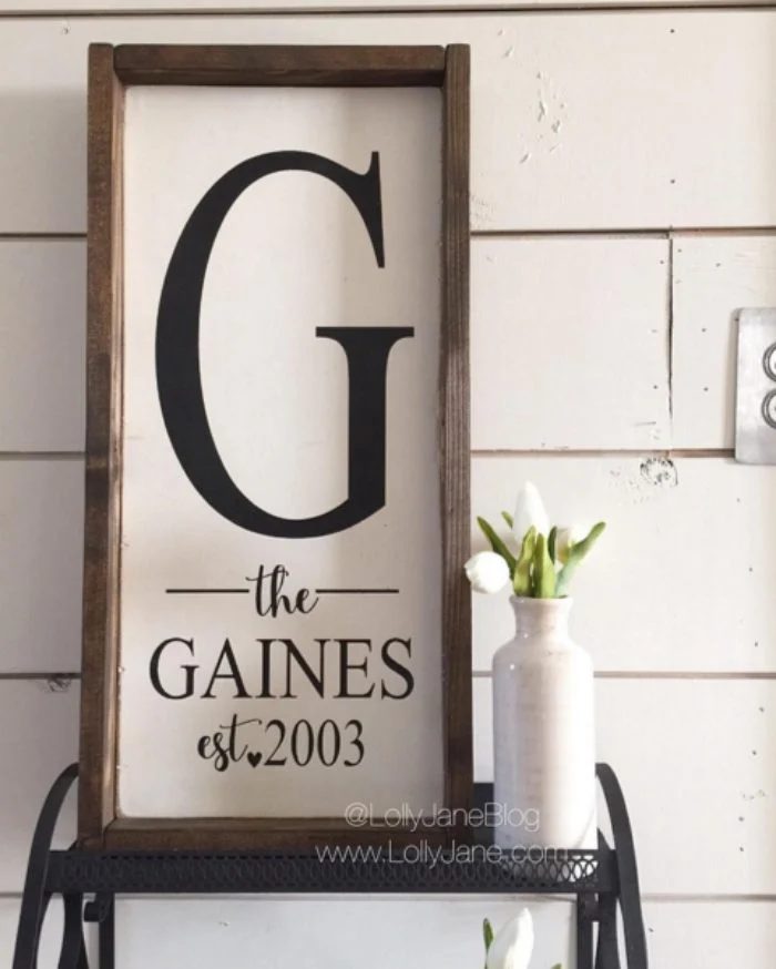 Family Established Sign Lollyjane 700x874