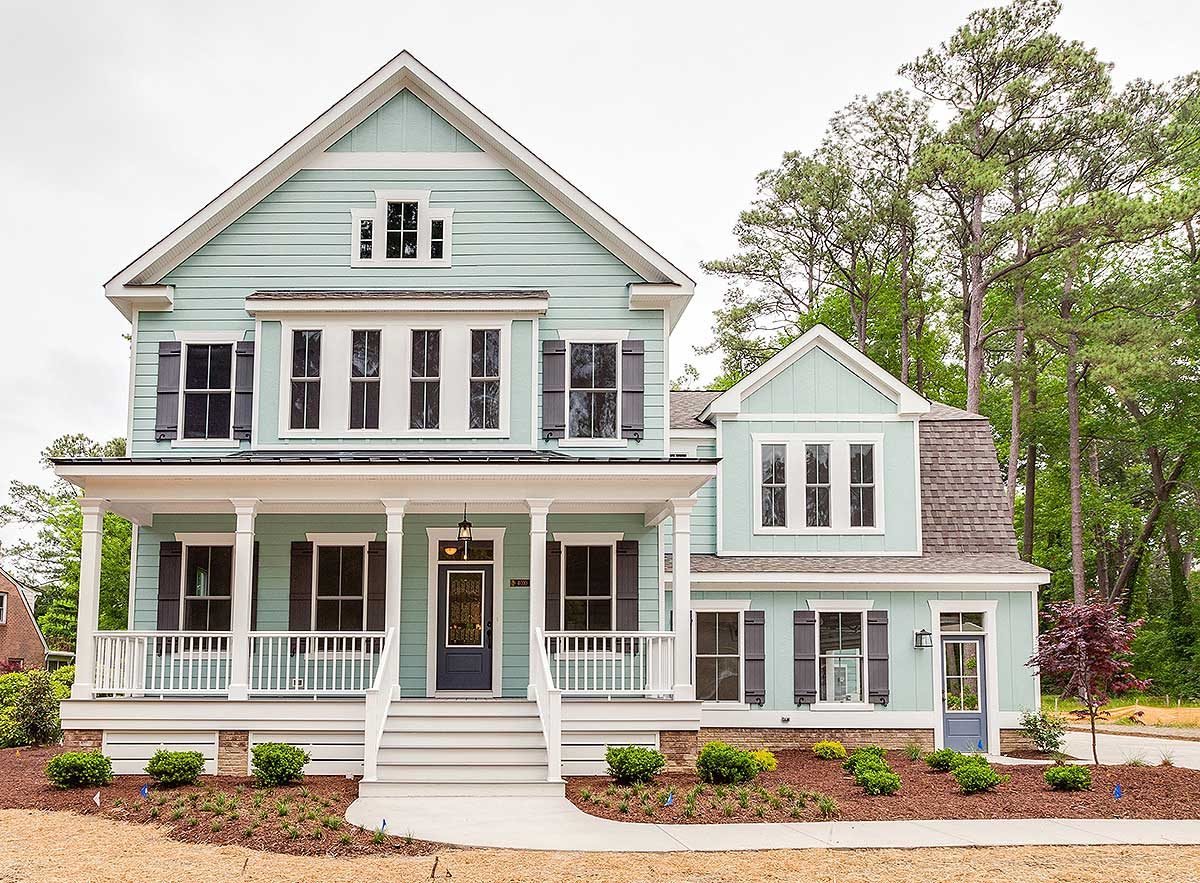 Open Plan Farmhouse Via Architectural Designs