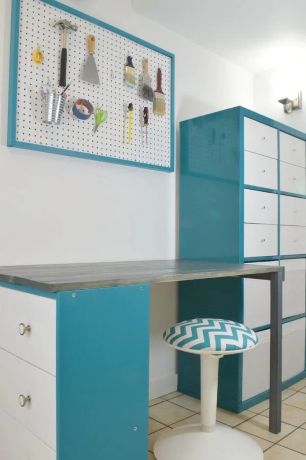 IKEA Rast And Kallax Desk method The Handymans Daughter