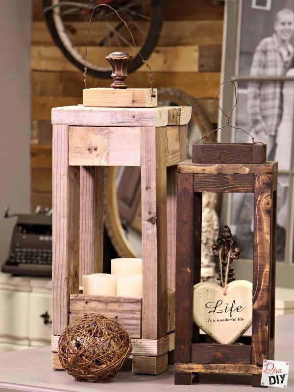 Scrap Wood Lanterns Diva Of Handmade