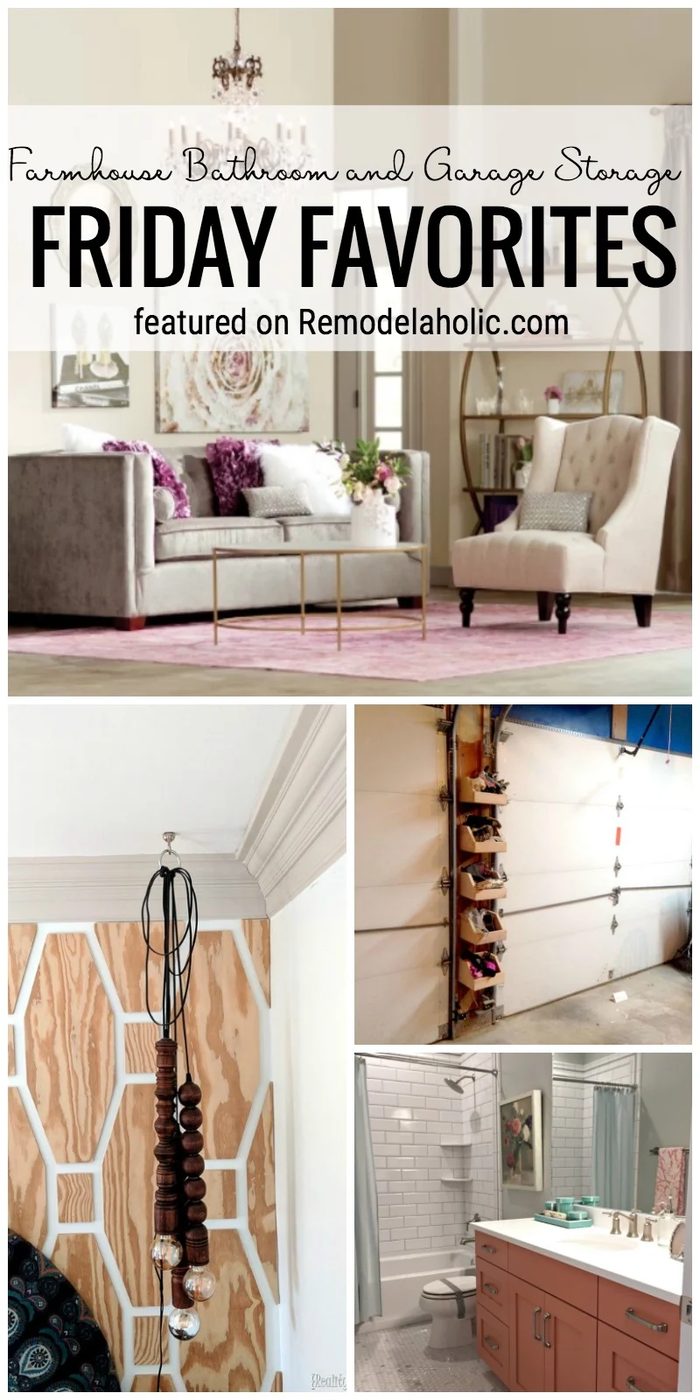 Friday Favorites Featured On Bekob.com Farmhouse Bathroom And Garage Storage And So Much More To Inspire You.