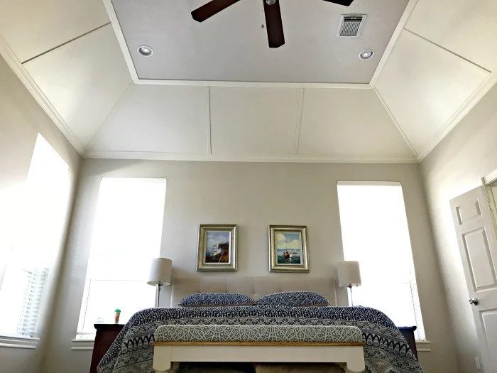 Handmade Tray Ceiling Molding Paneling Feature 14