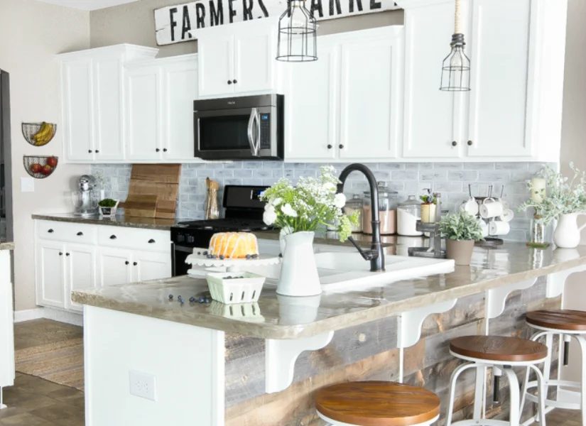 Friday Favorites: Farmhouse Kitchen + A Filing Cabinet Makeover