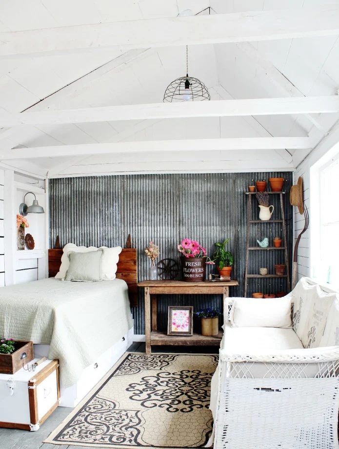 Friday Favorites: Guest House Shed and striking Beams