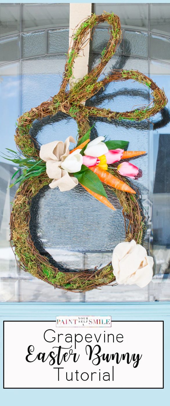 How To Make A Bunny Grapevine Wreath Pin