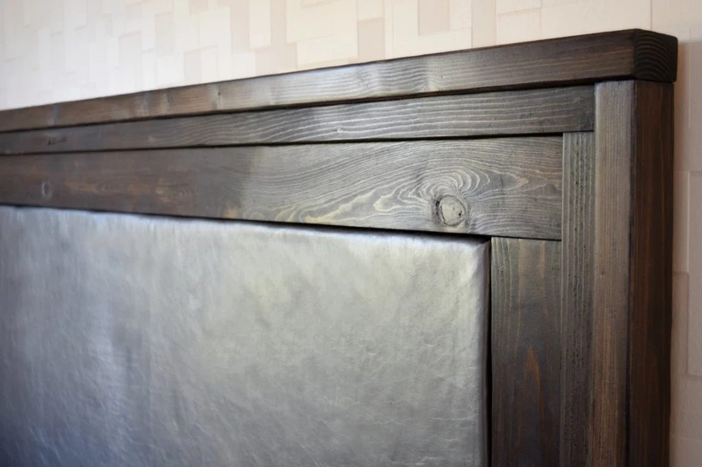Diy Headboard Upholstered And Leather The Handymans Daughter