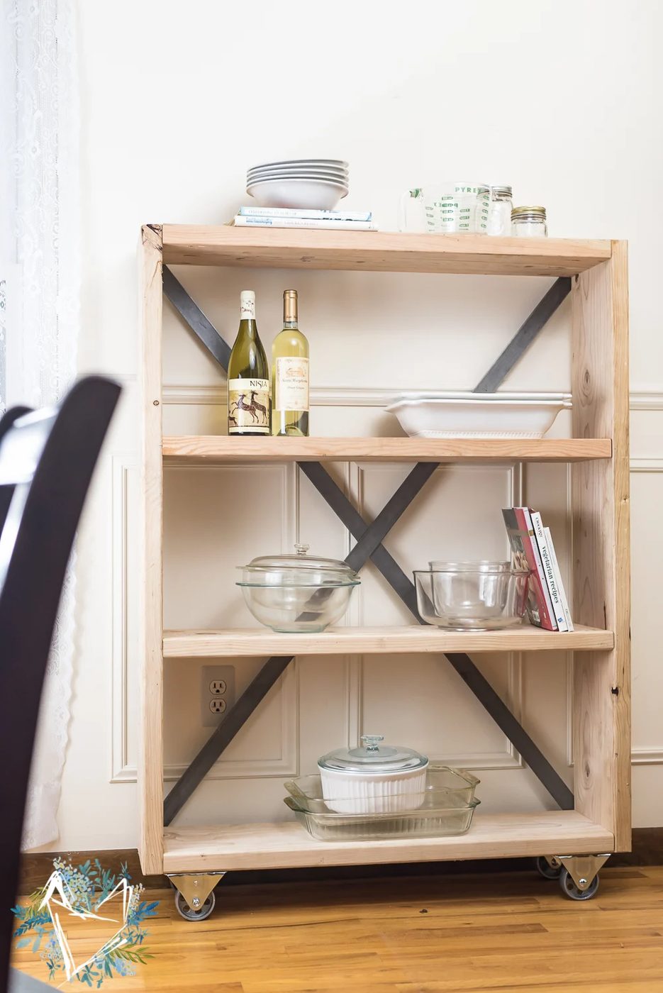 Diy Industrial Farmhouse Shelf The Weathered Fox