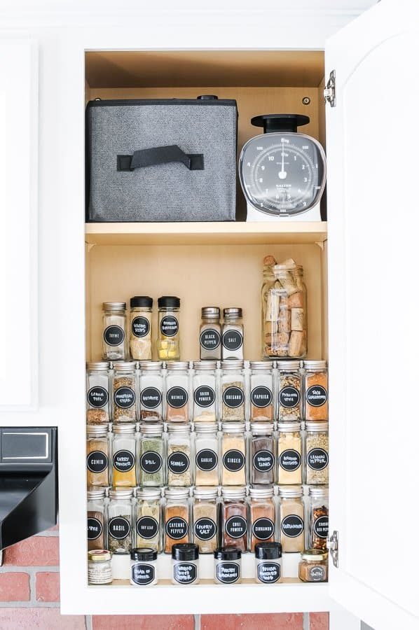 Organizing Spices In A Cabinet 18