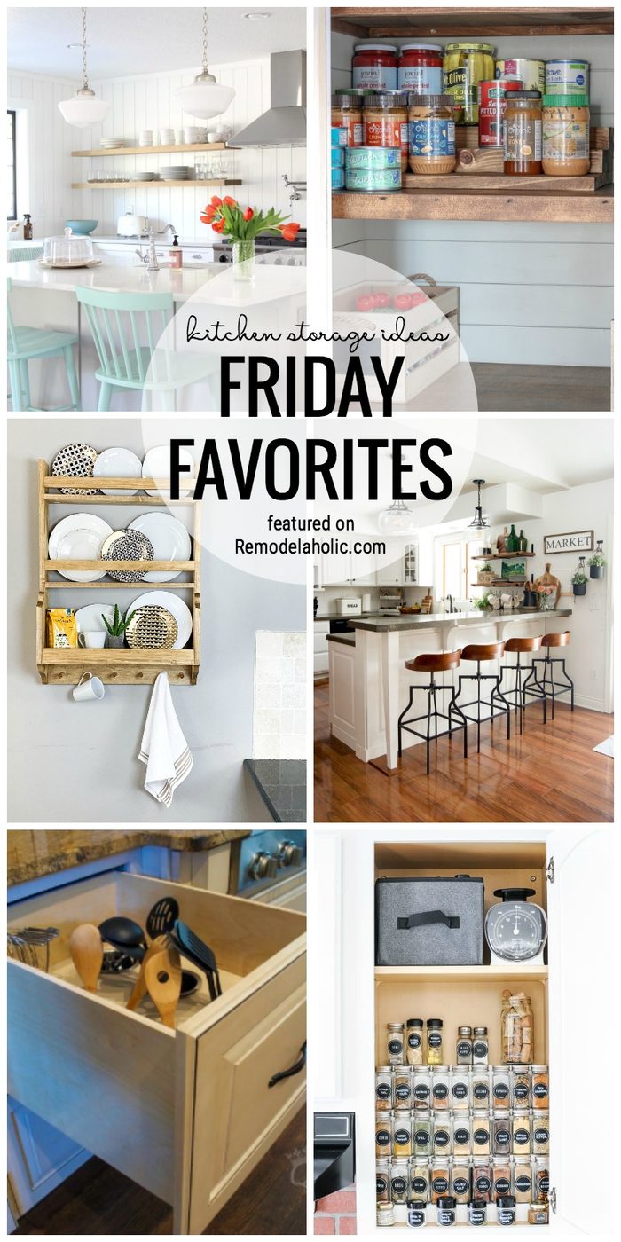 Create A Kitchen That Is Organized And Pretty! look at Our Friday Favorites List Of All Things Pretty And Organized Kitchen Storage options Featured On Bekob.com