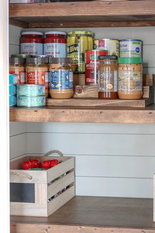 Living Letter Home Diy Pantry Can Storage Setup Shelf