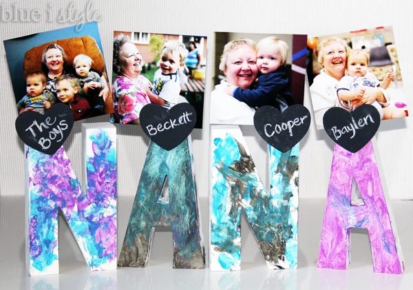 straightforward Mother's Day Letter Photo Holders, BlueIStyle