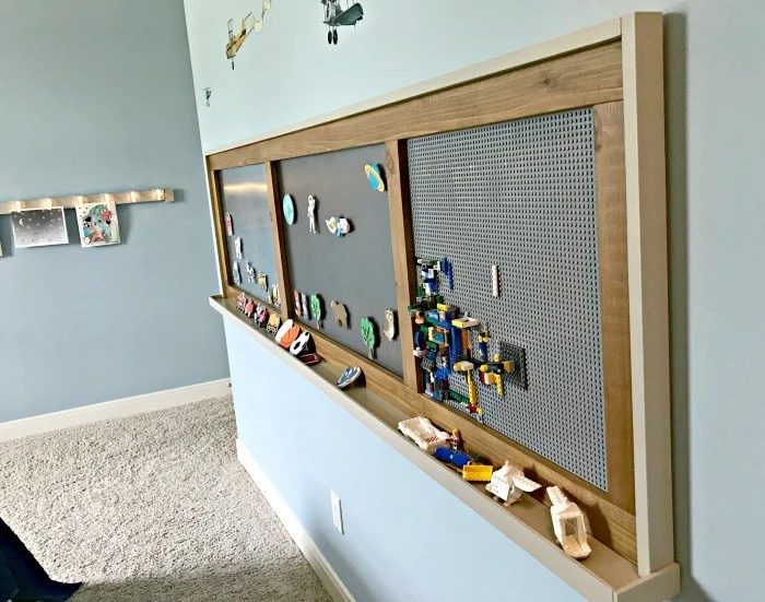 Lego And Magnet Board In A Boys Room, Abbotts At Home