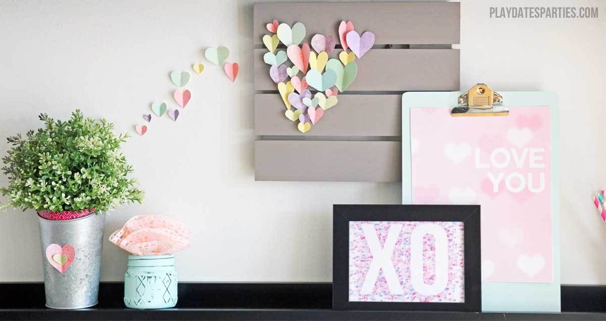 Valentines Day Decor Craft F2
