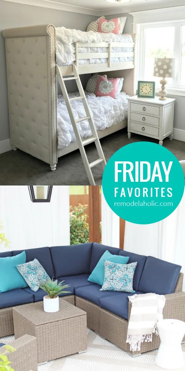 Friday Favorites, Luxe Upholstered Bunk Beds, Faux Brick And More #Bekob