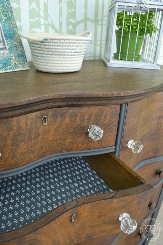 refinished antique oak dresser Refresh Living