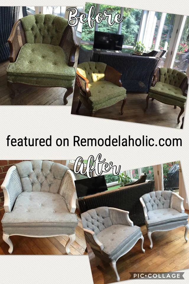 Painted Chair Upholstery Featured On Bekob.com