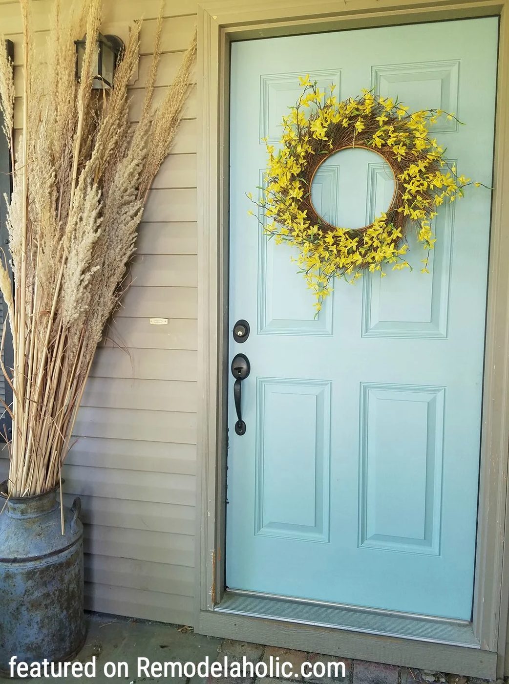 striking Front Door Color Featured On Bekob.com