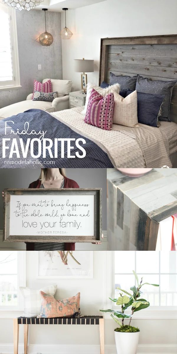 Friday Favorites Rustic Modern